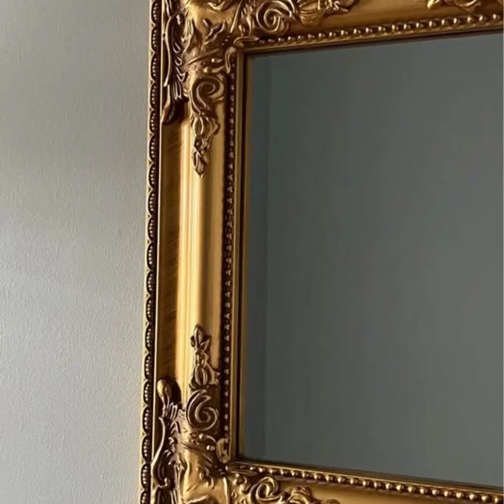 Vintage Ornate Gold Framed Mirror